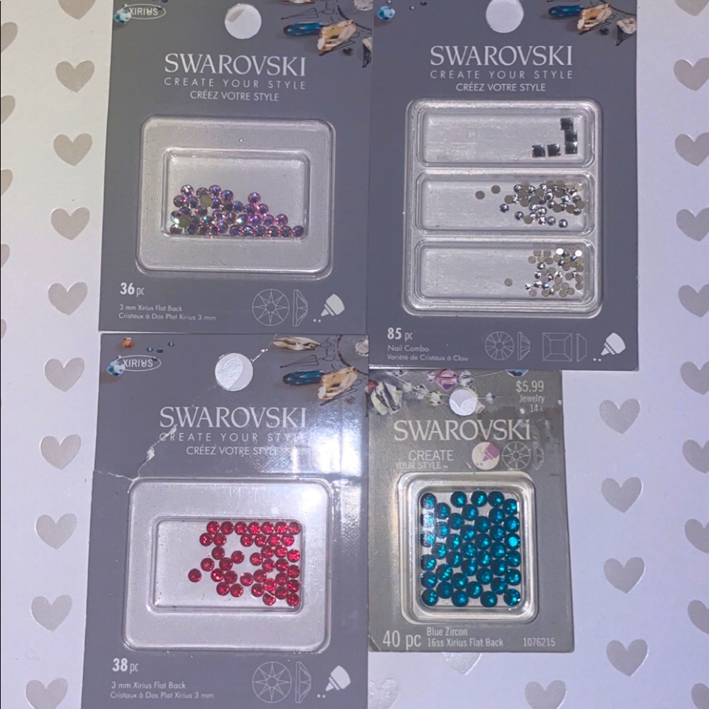 Swarovski Nail Combo & Xirius Flat Backs :) !